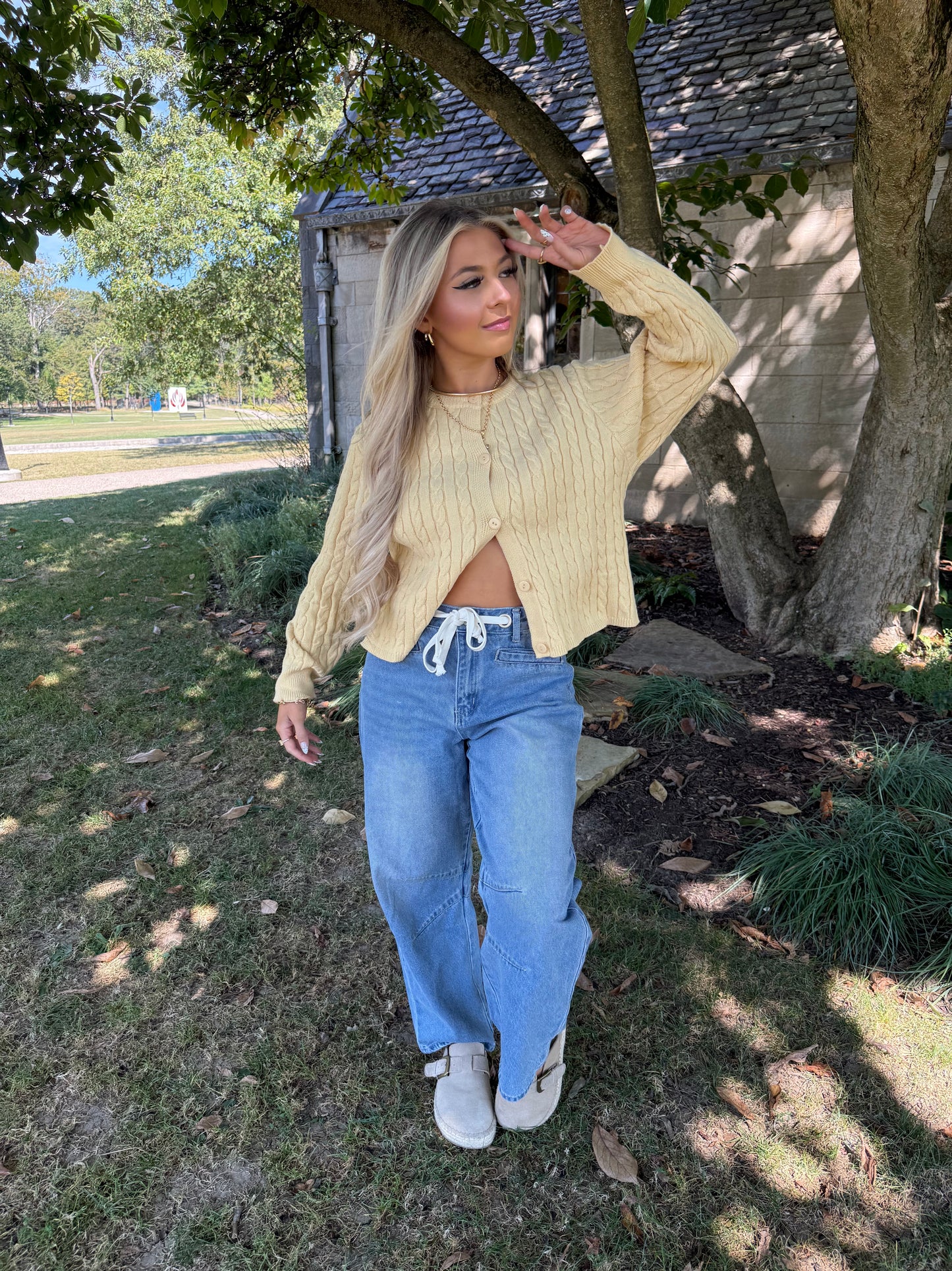 Belles & Babes Barrel Jeans