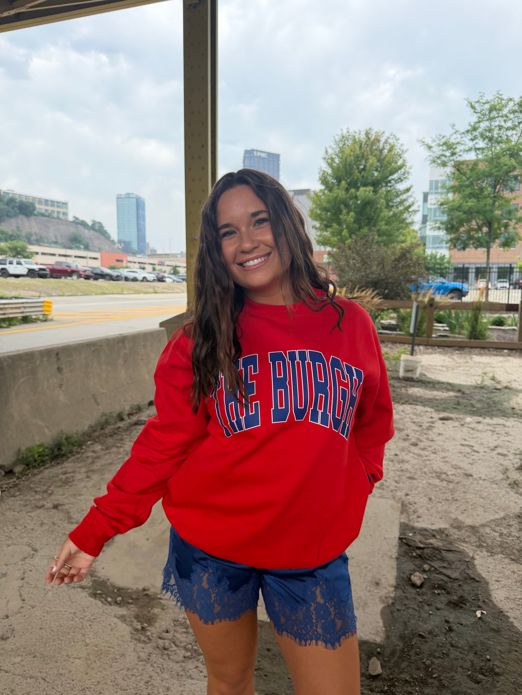 The Burgh 412 Crew Red/Blue