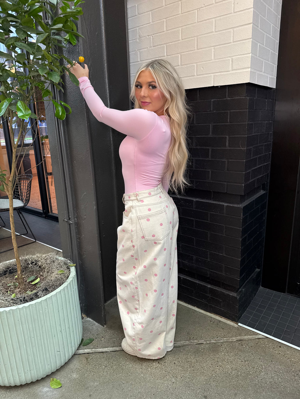 Essentials Bodysuit in Pink