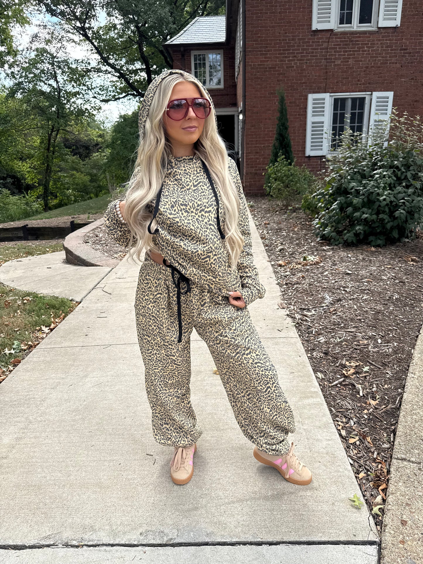 Crazy Chic Leopard Hoodie