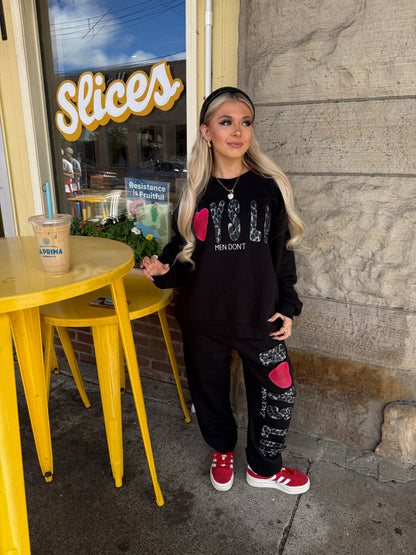 Boys Lie Black Caitlyn Coded Crew