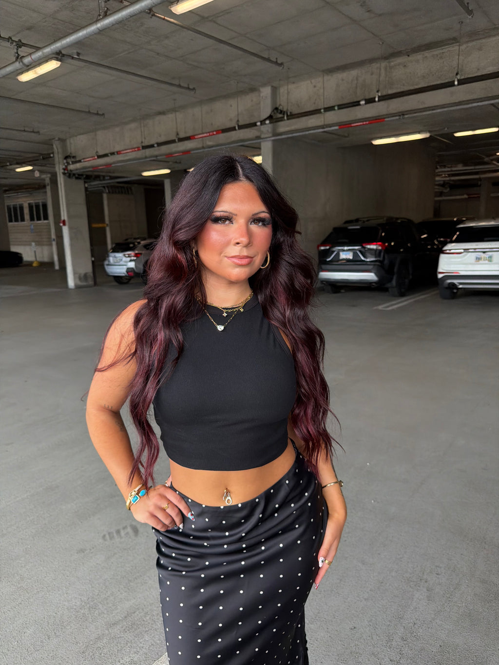 Go-To Bra Crop Tank in Black