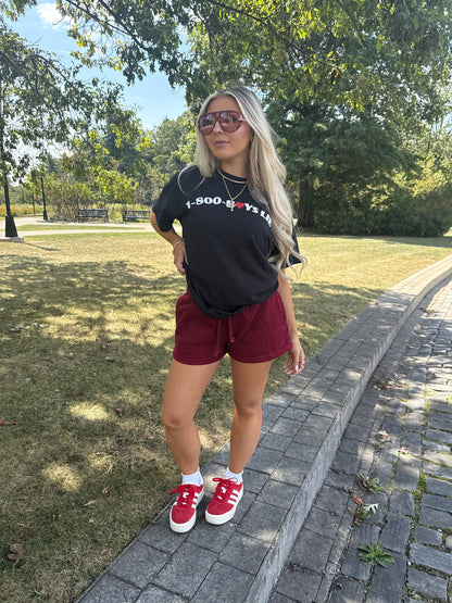 Boys Lie 1-800 Heart Boyfriend Tee