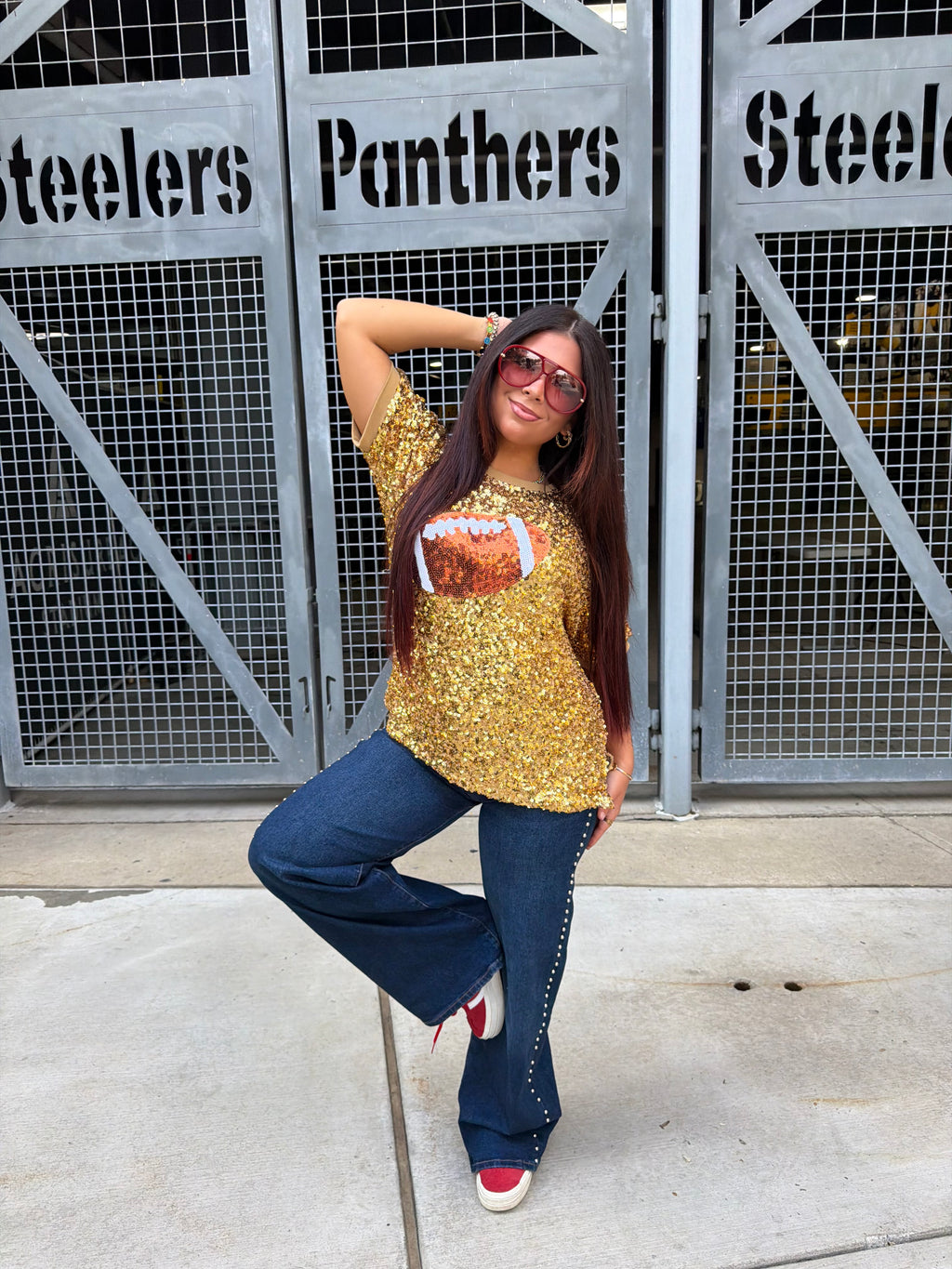 Football Party Tee FINAL SALE