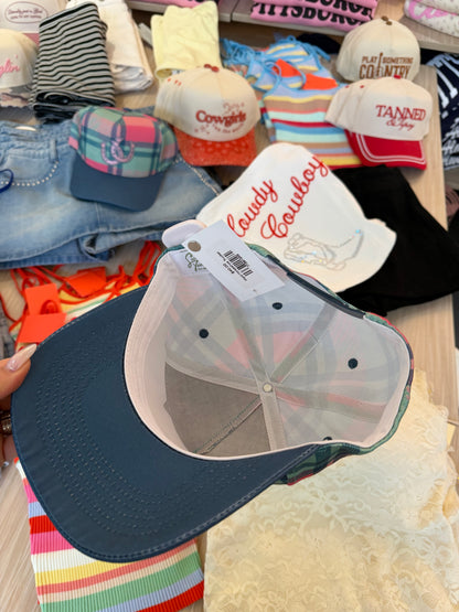 Plaid Horseshoe Trucker