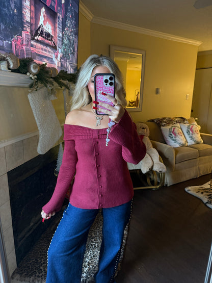 Studded Belle Denim in Dark