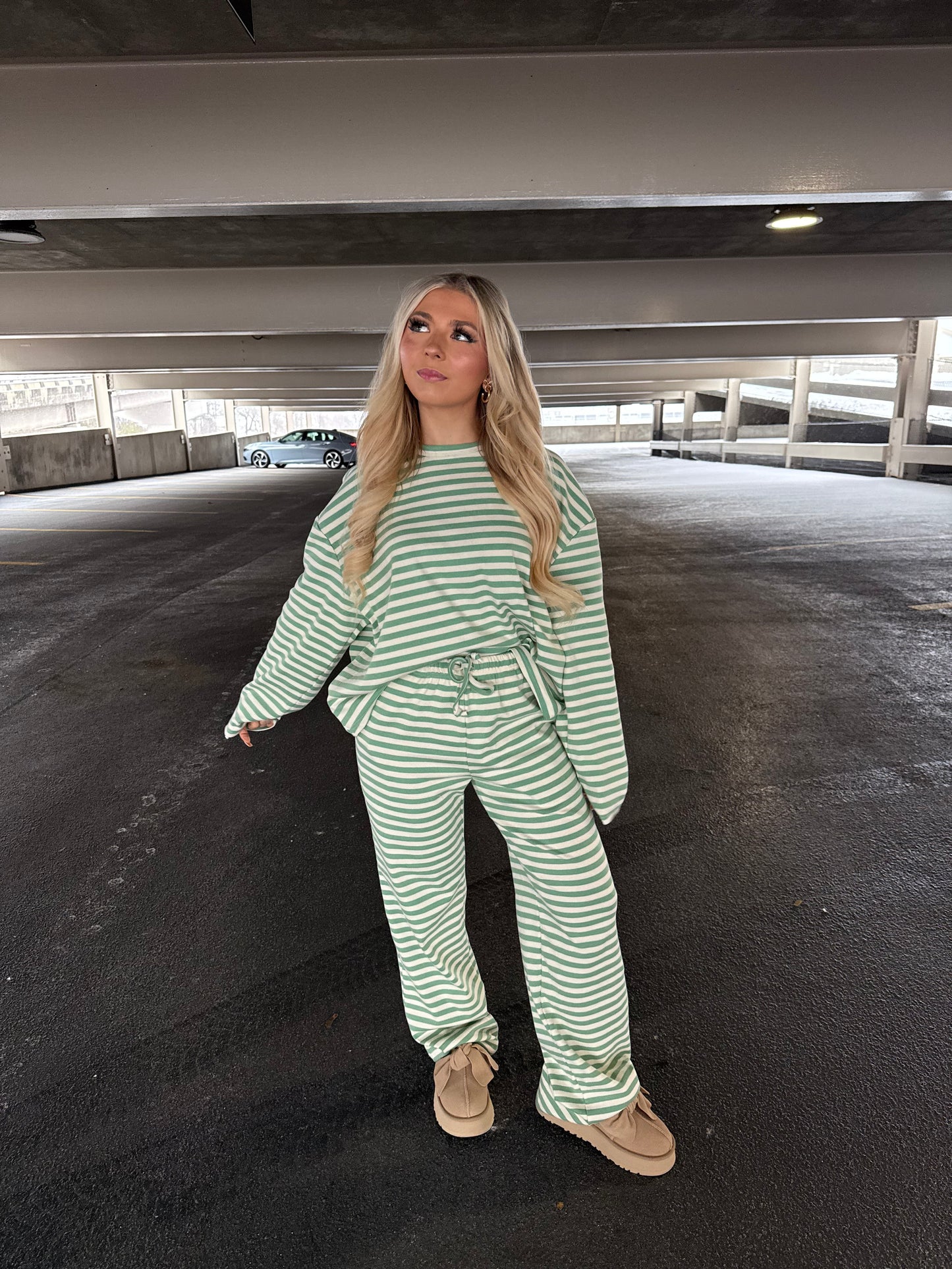 Lucky Girl Stripe Set (PANT)