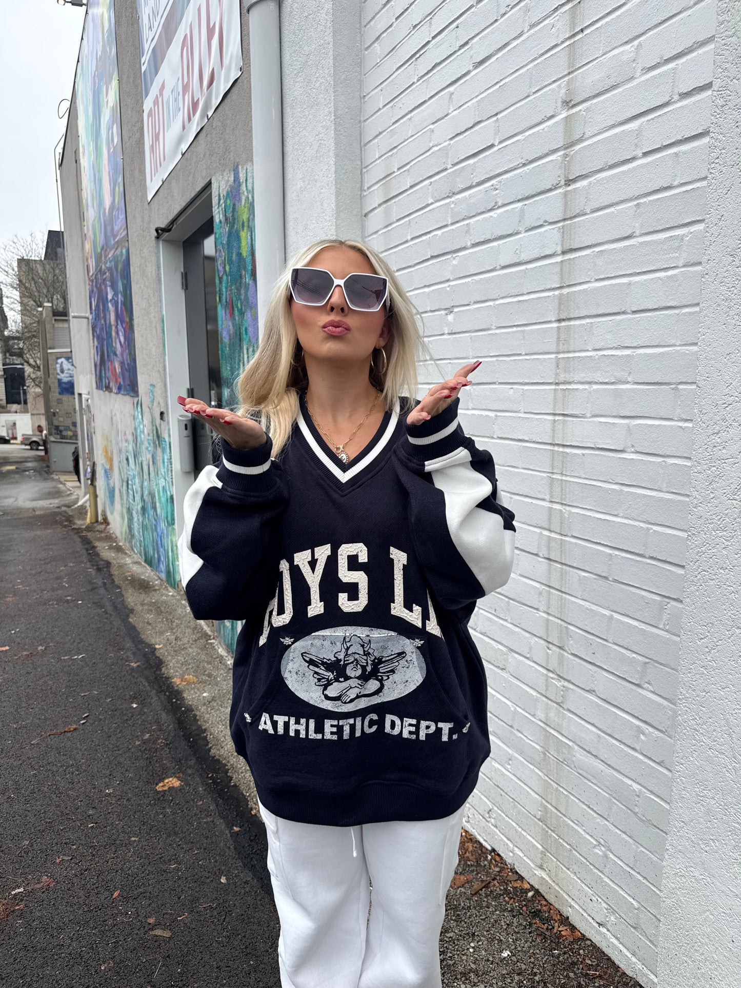 Boys Lie Athletics Hayley V-Neck