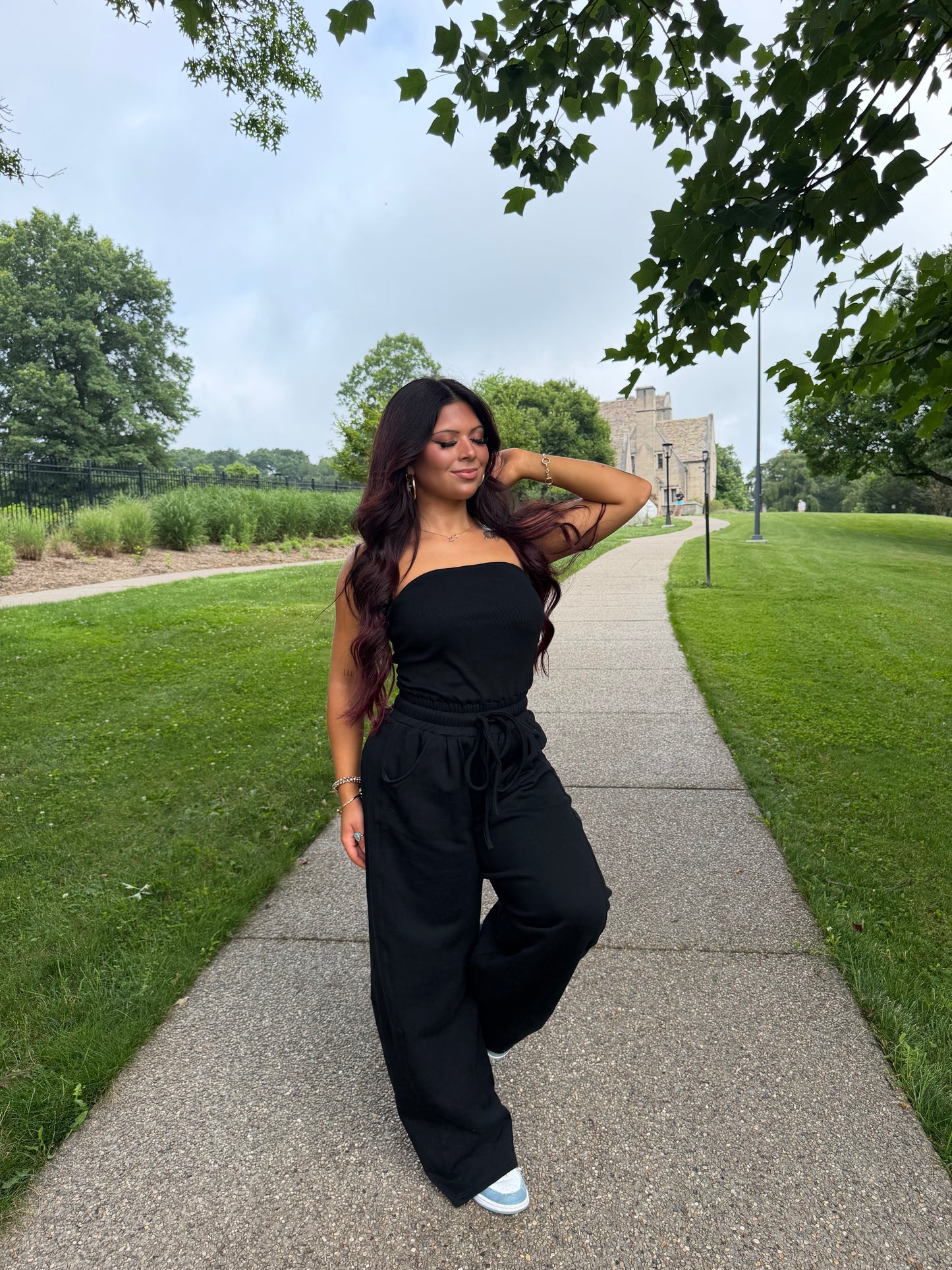For The Errands Jumpsuit in Black