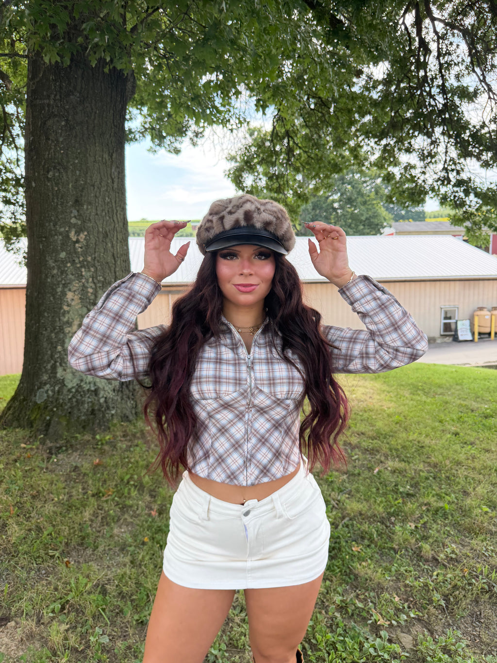 For The Fall, Plaid Top
