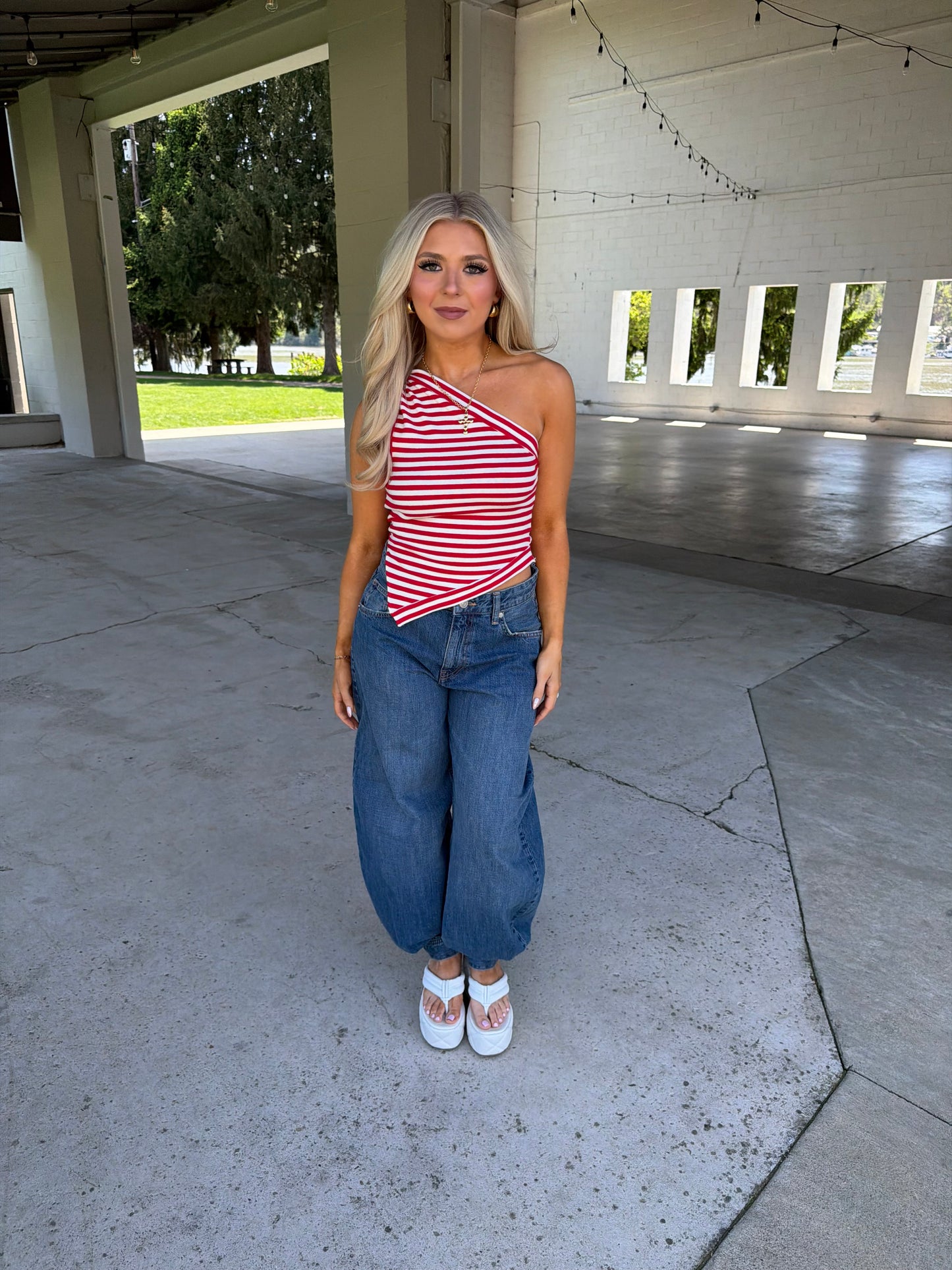Red, White & Cool Halter