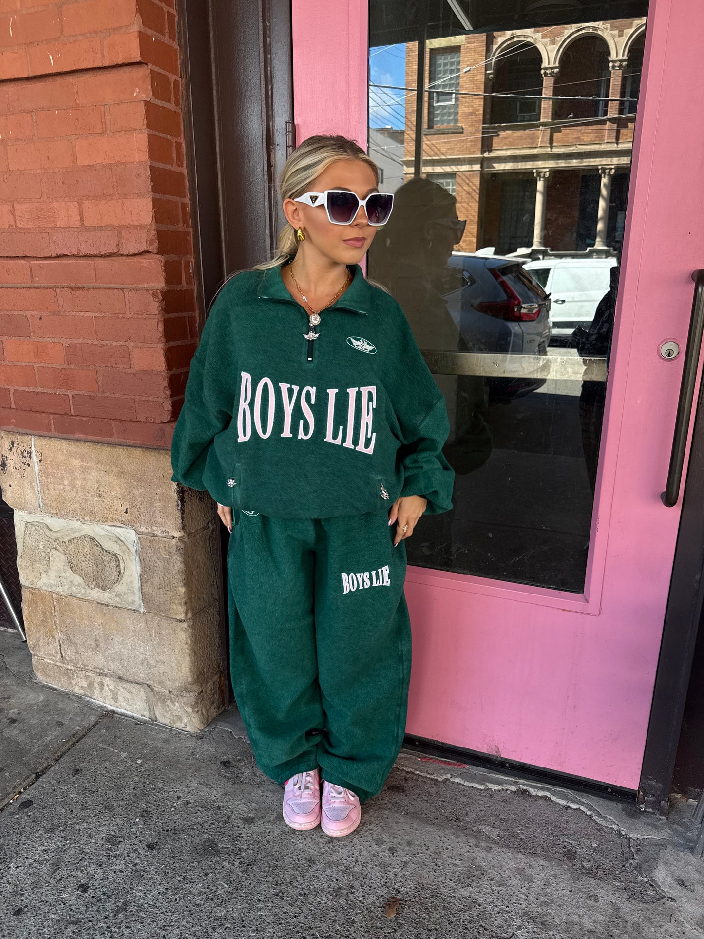 Boys Lie Green Envy A1 Crewneck
