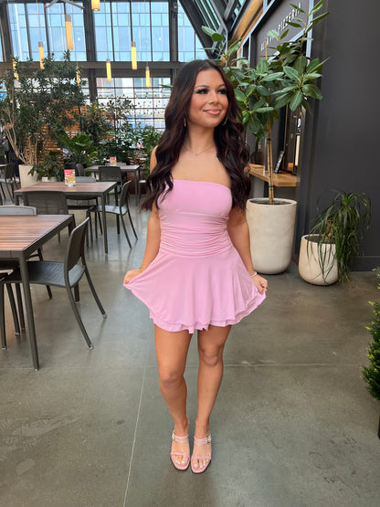 Lover Gal Mini Dress in Pink