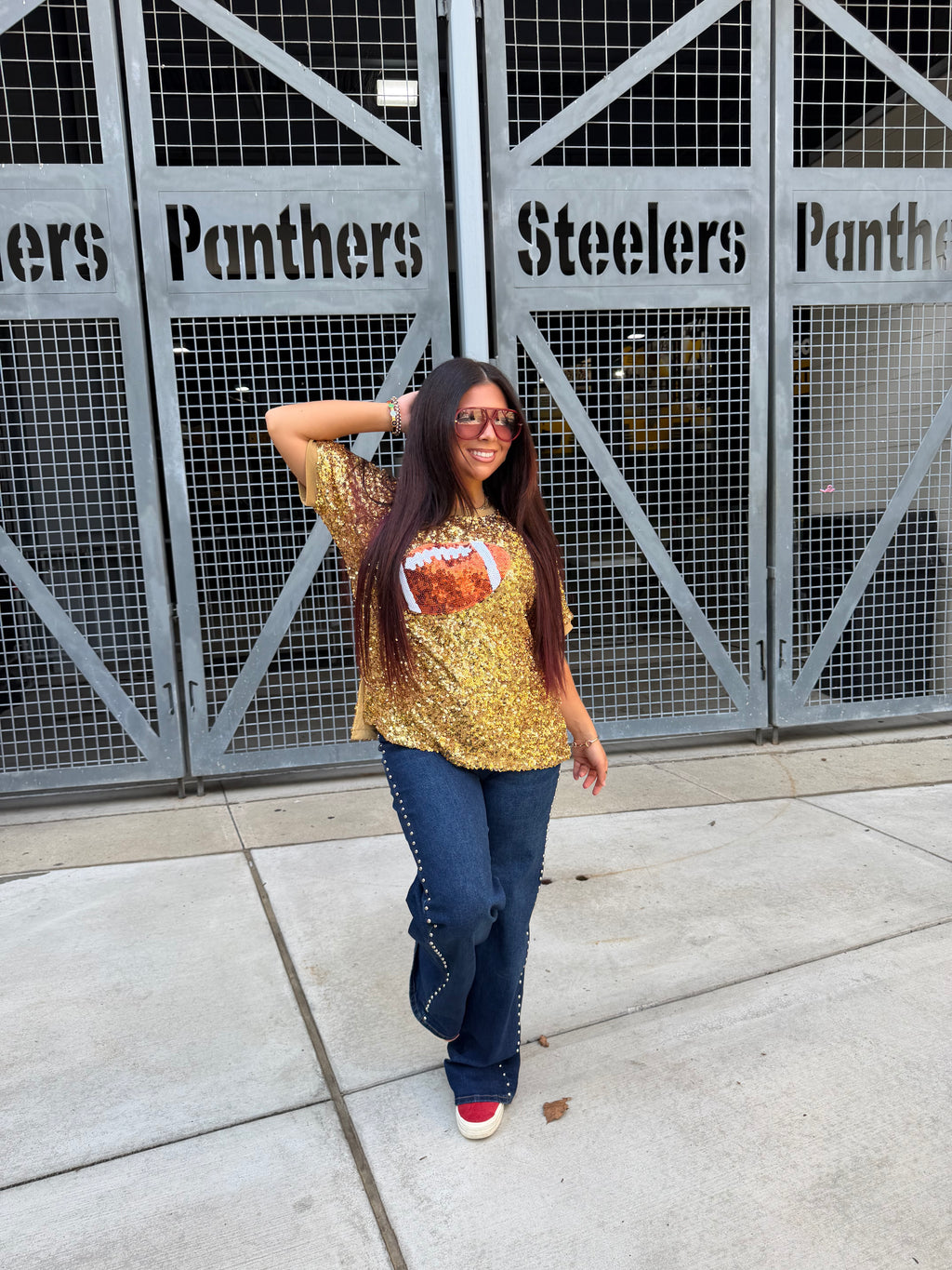 Football Party Tee FINAL SALE