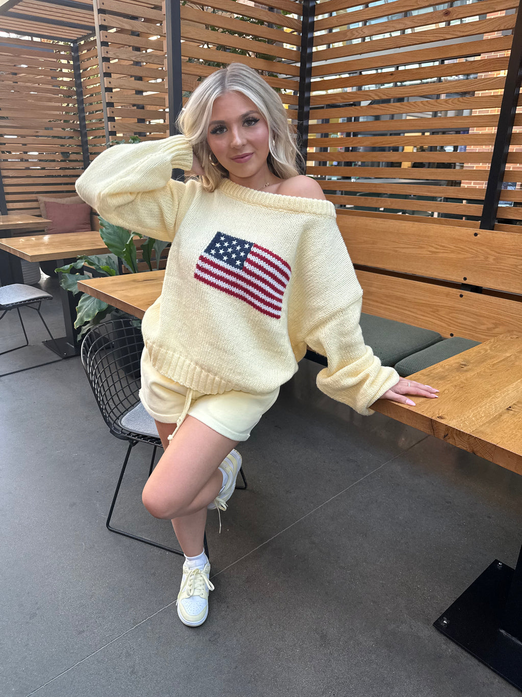 Brandi Girl Yellow Flag Sweater