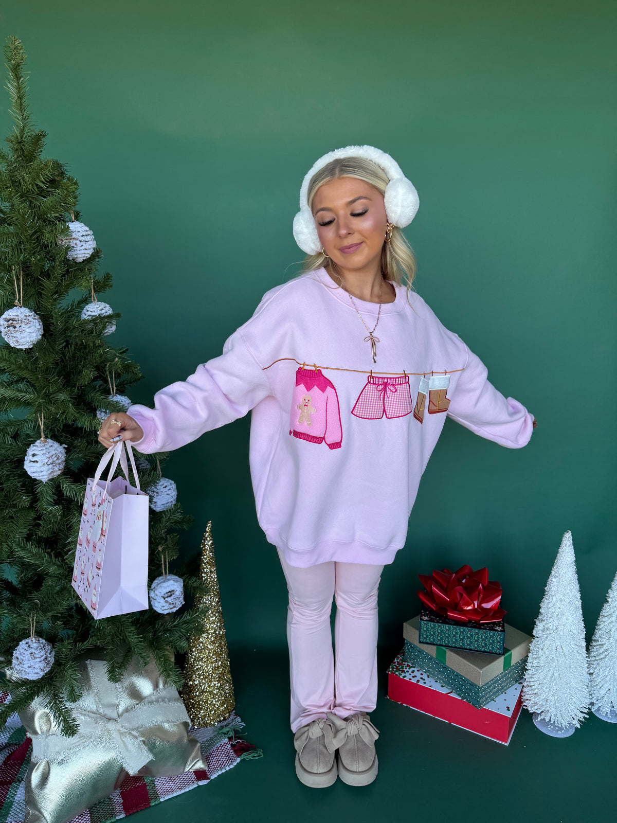 Holiday Hanging Outfit Crewneck FINAL SALE