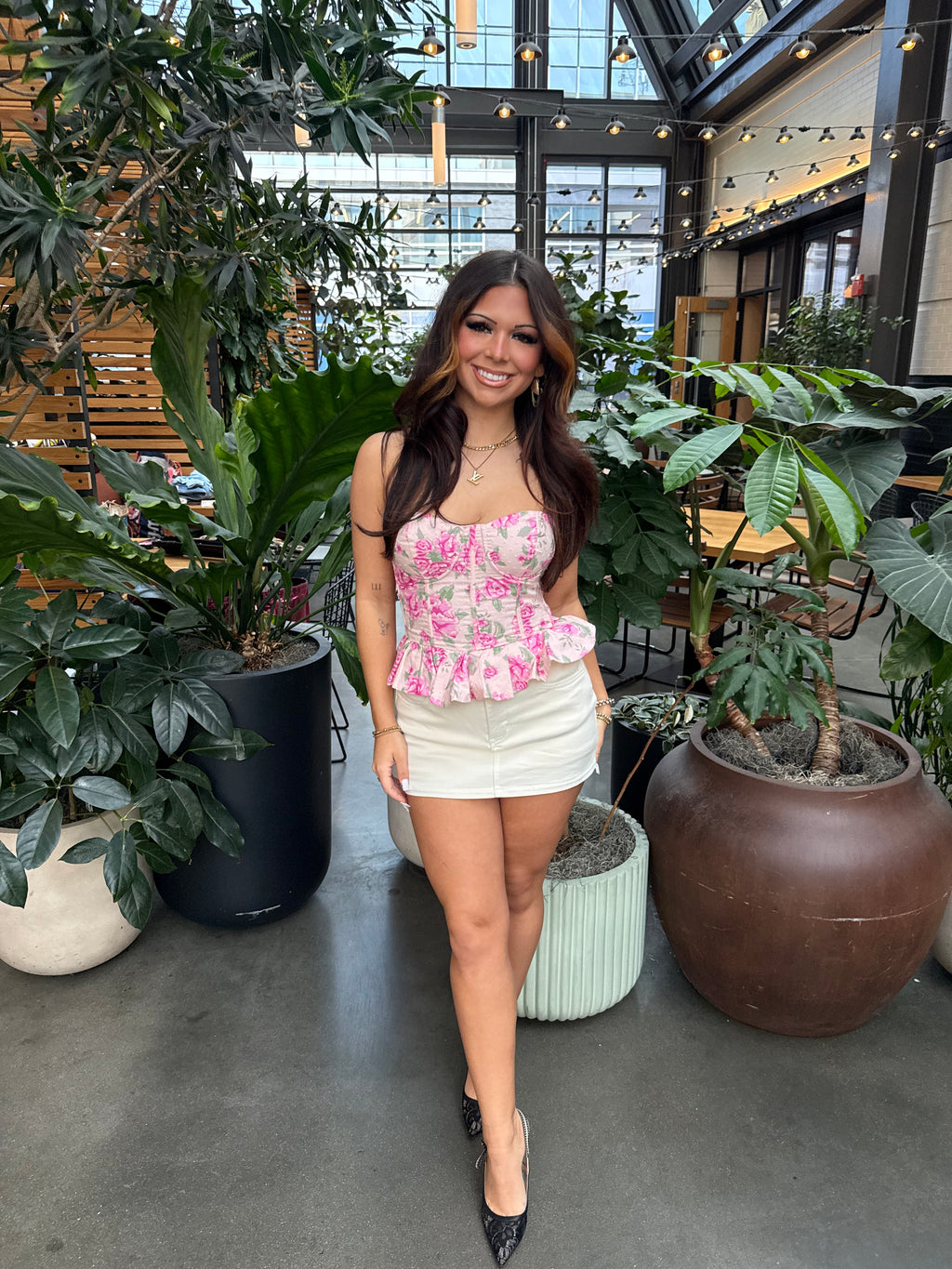 Ivory Baddie Skirt