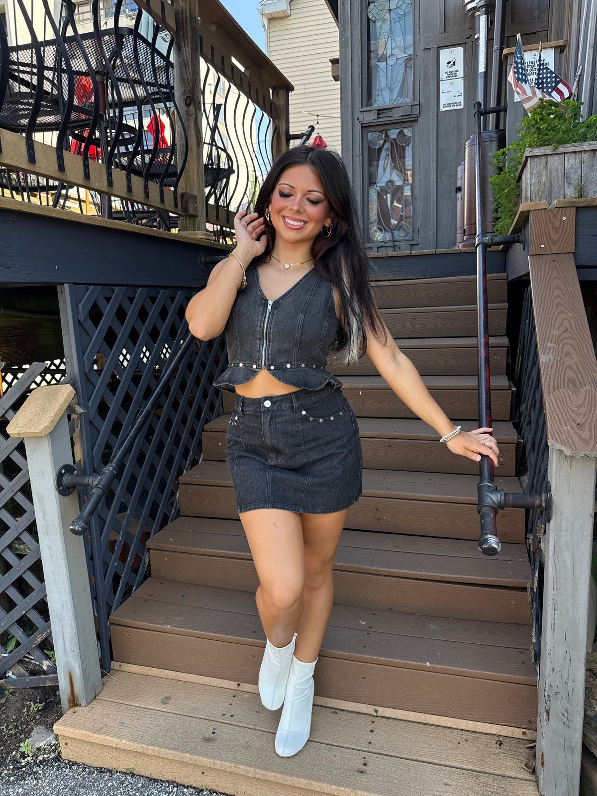 Denim Core Skirt