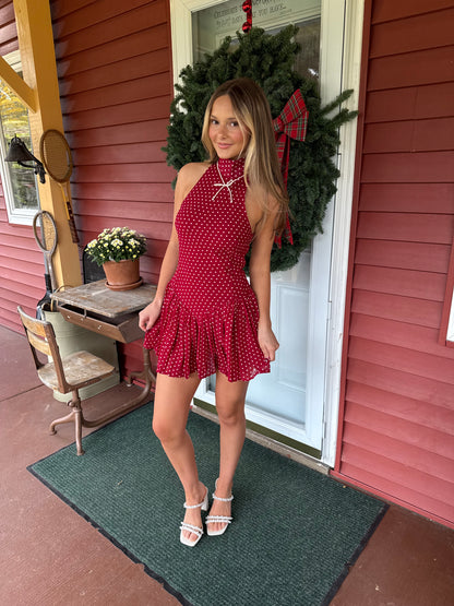 Cranberry Crushing Dress