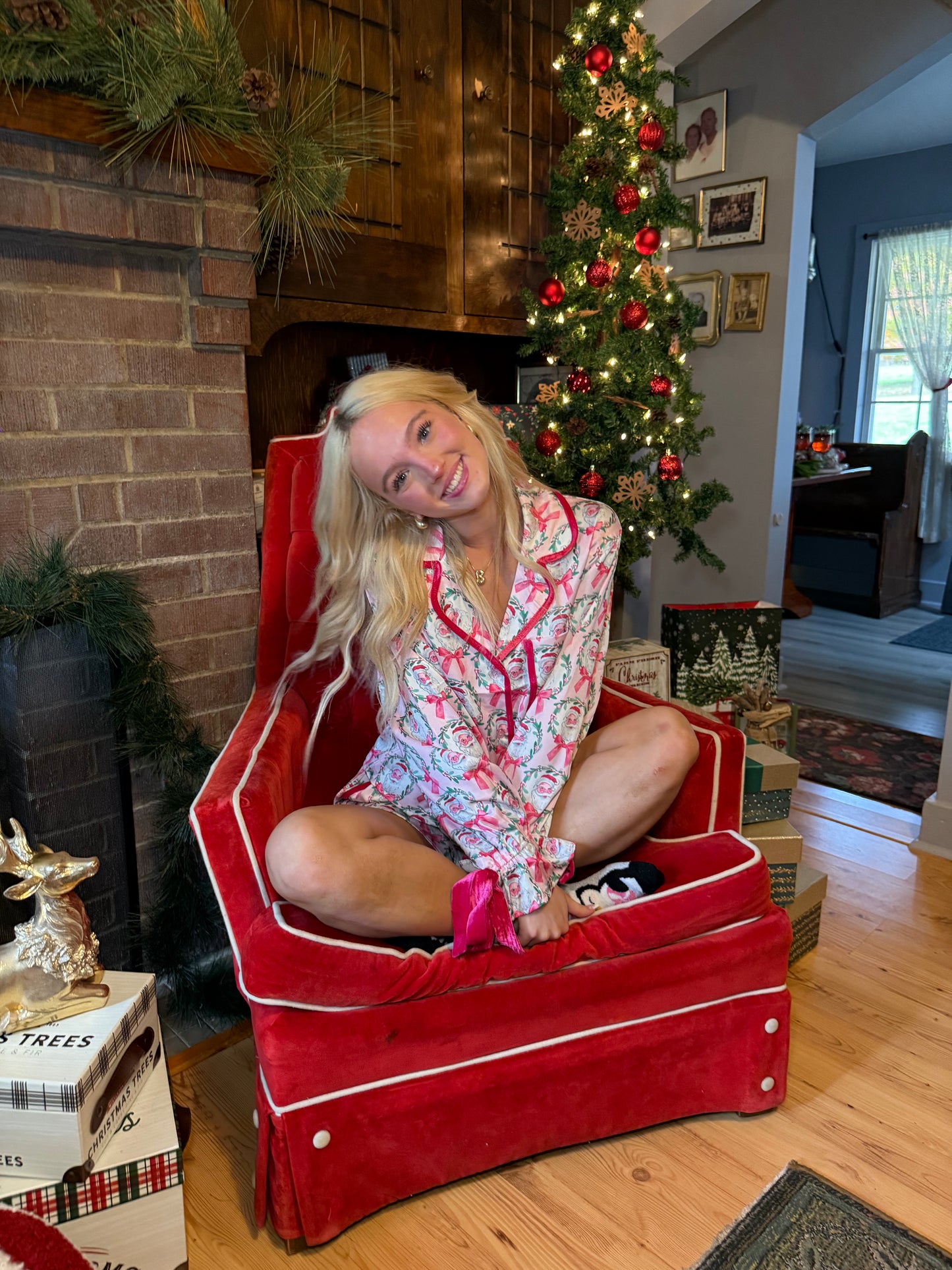 Santa’s Sleighing Jammies (SOLD TOGETHER)