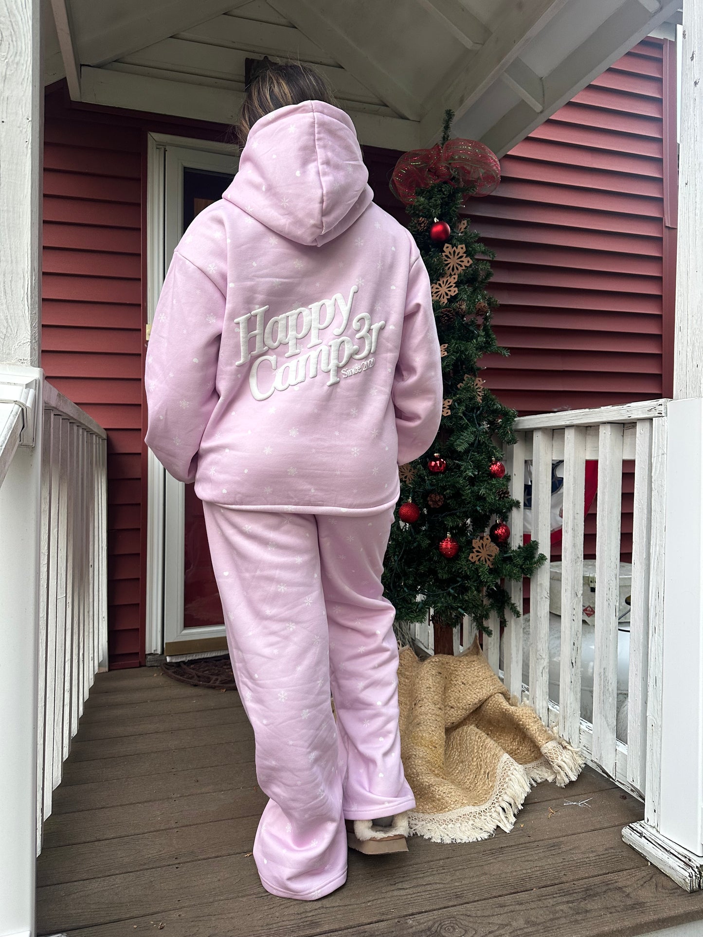 Happy Camp3r Snow Angel Hoodie