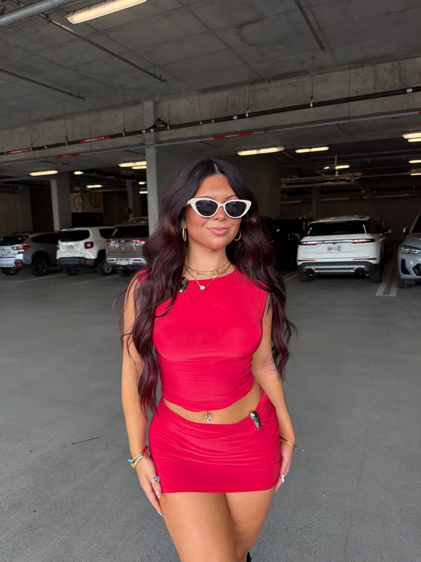 Banks Set (RED) Skirt