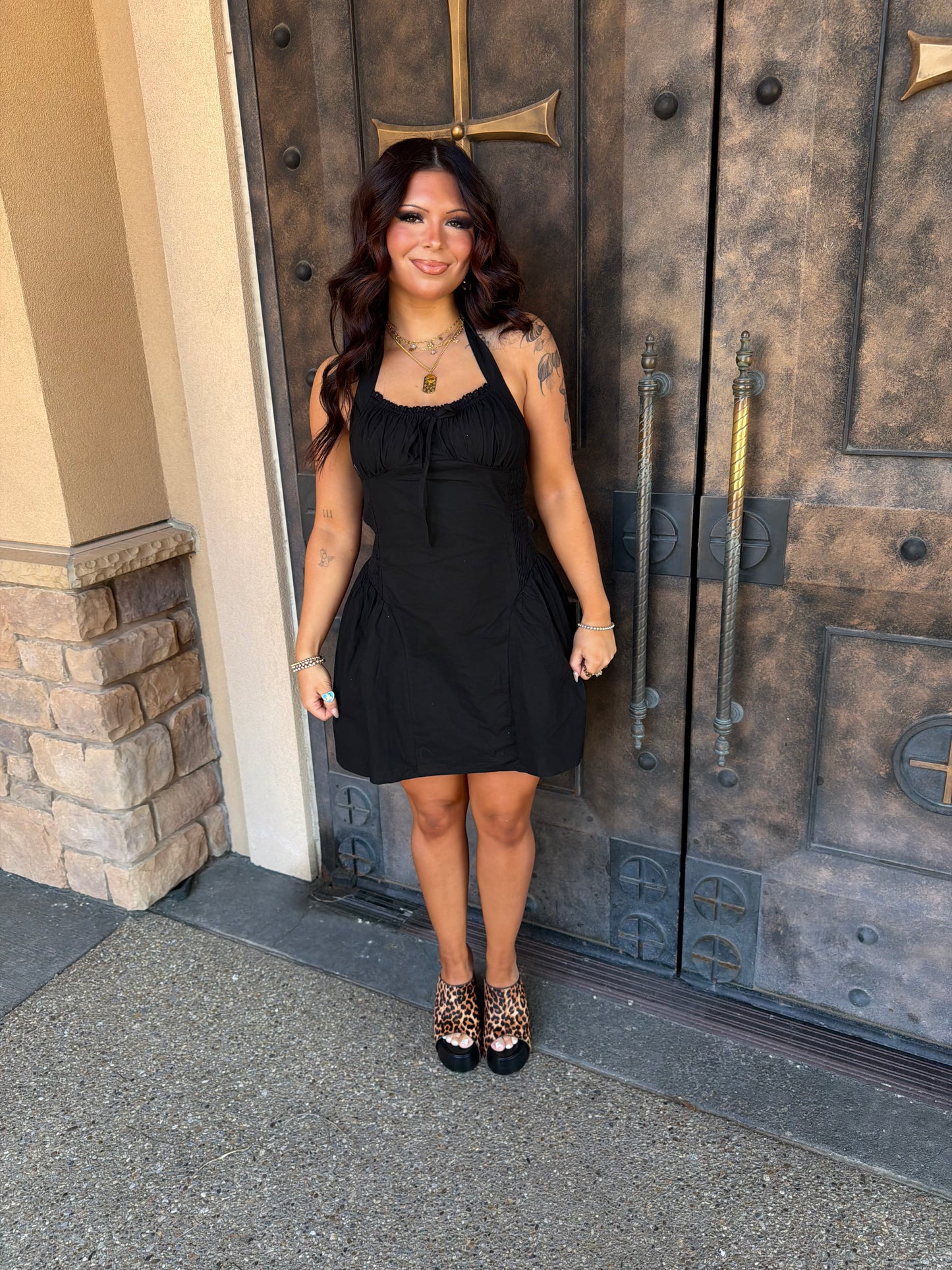 The Onyx Tie Dress