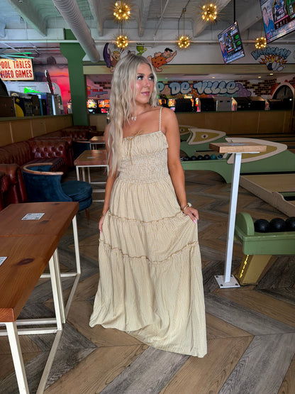 Manchild Yellow Maxi Dress