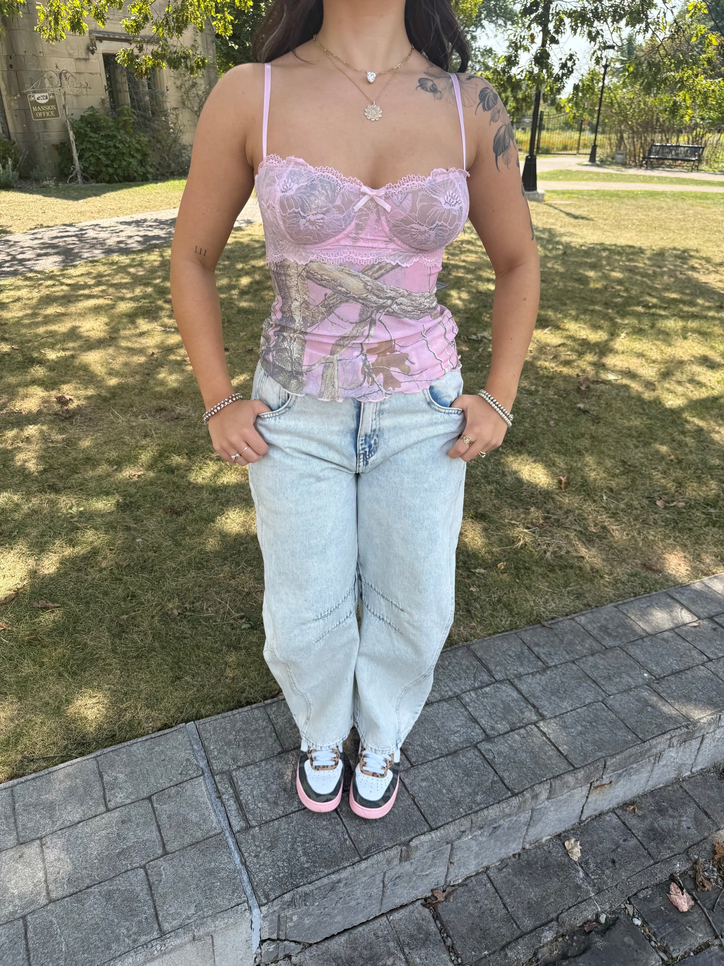 Baby Blushing Camo Tank