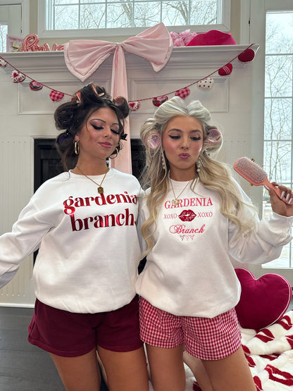 Gardenia Branch XoXo Crewneck