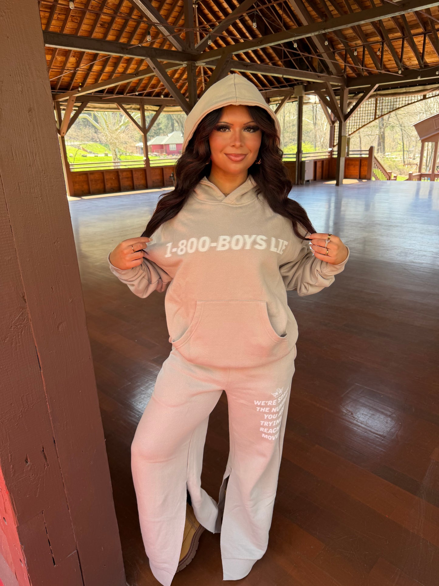 Boys Lie 1-800 Racer Hoodie