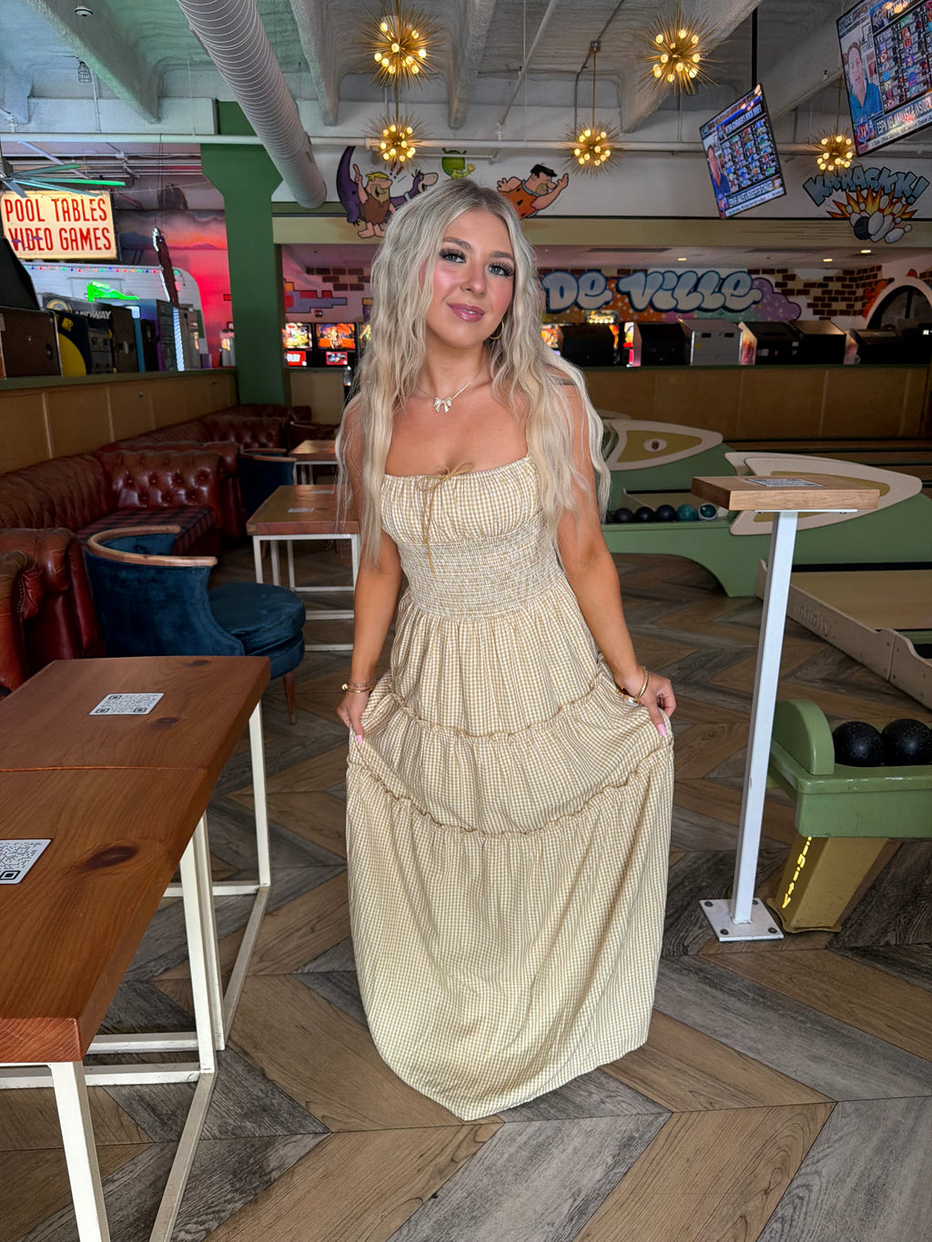 Manchild Yellow Maxi Dress