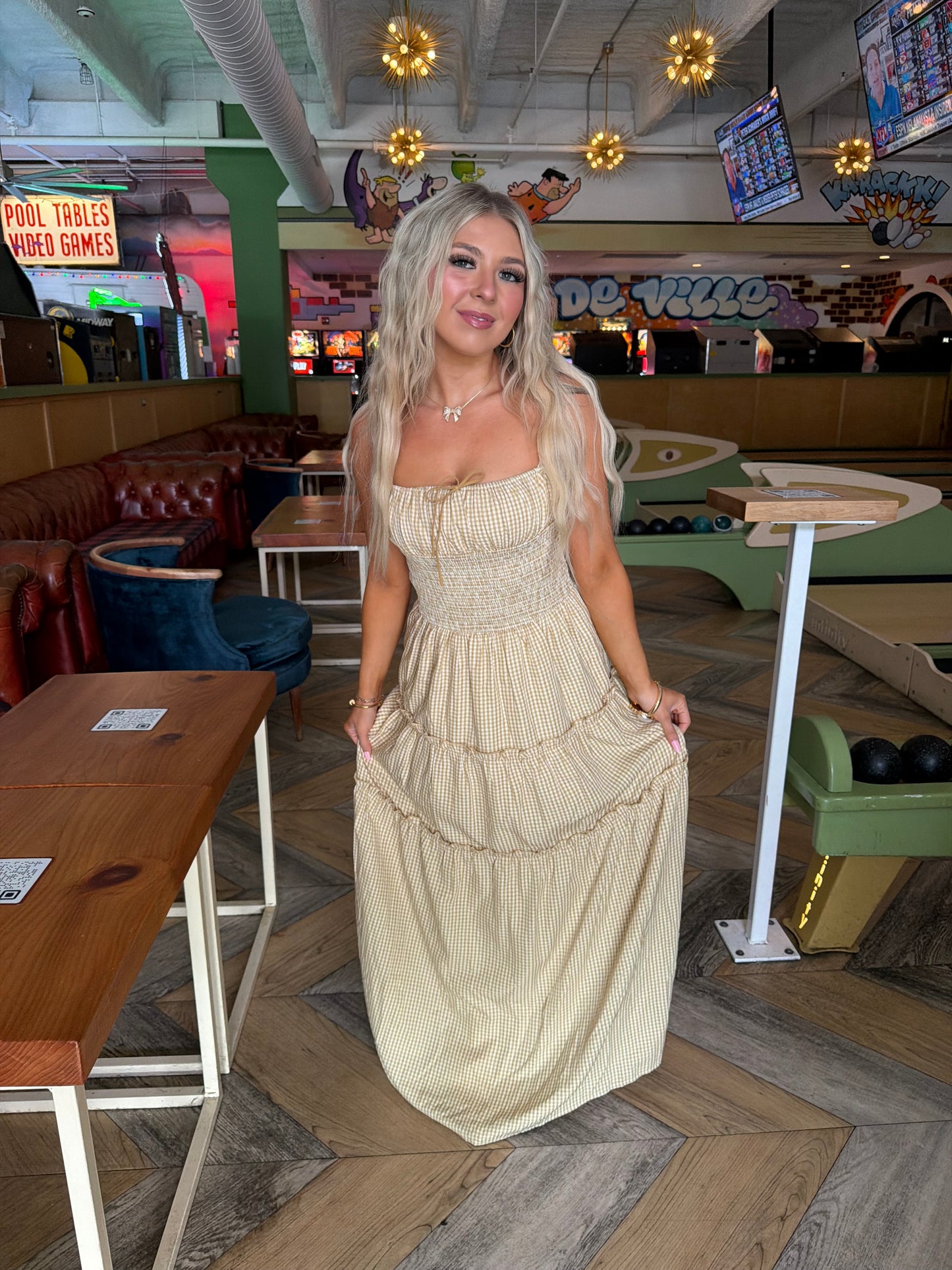 Manchild Yellow Maxi Dress