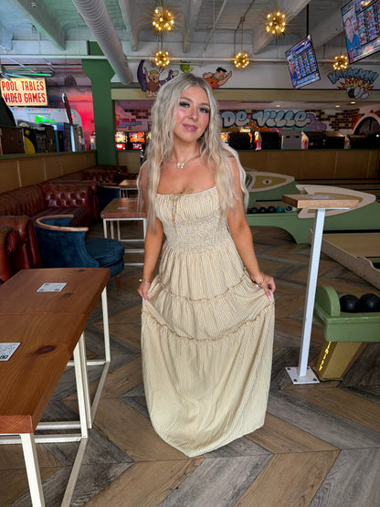 Manchild Yellow Maxi Dress