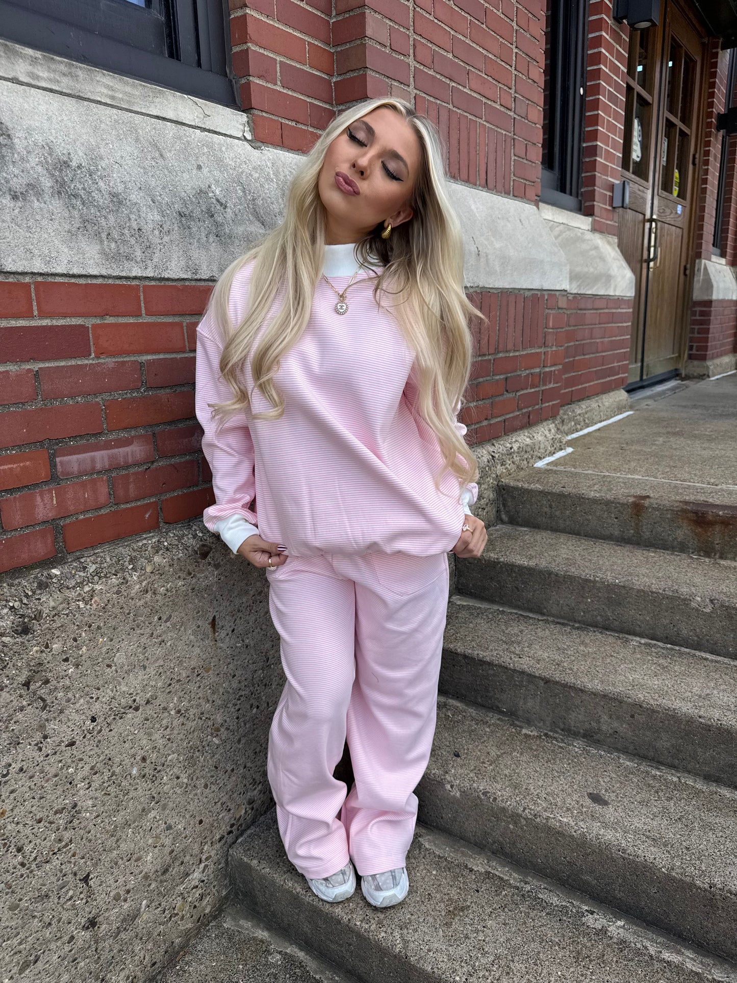Pink Sugar Wide Leg Sweats