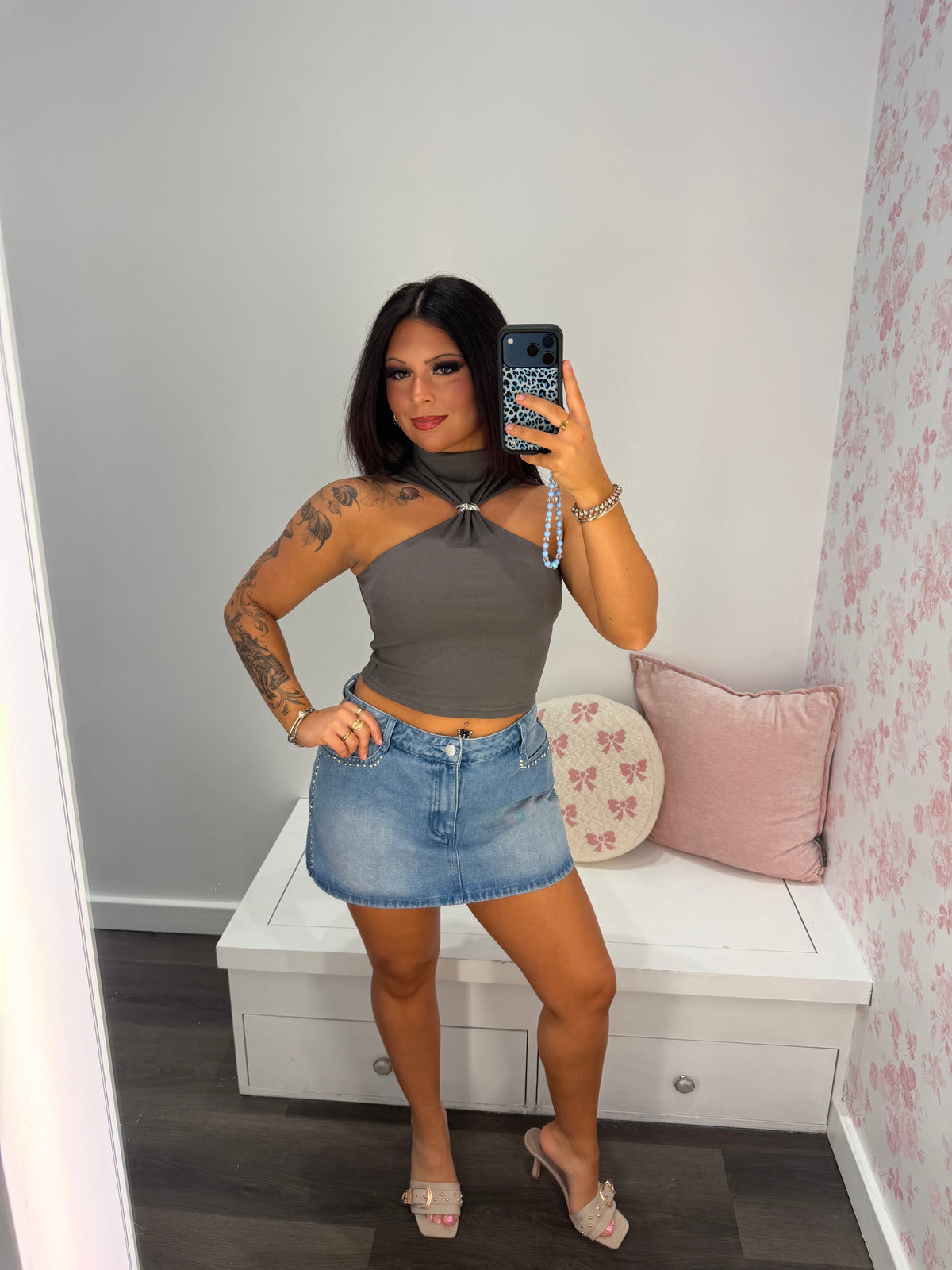 Heavenly Halter Ring Top
