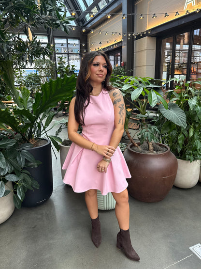 Melrose Pink Bodice Dress