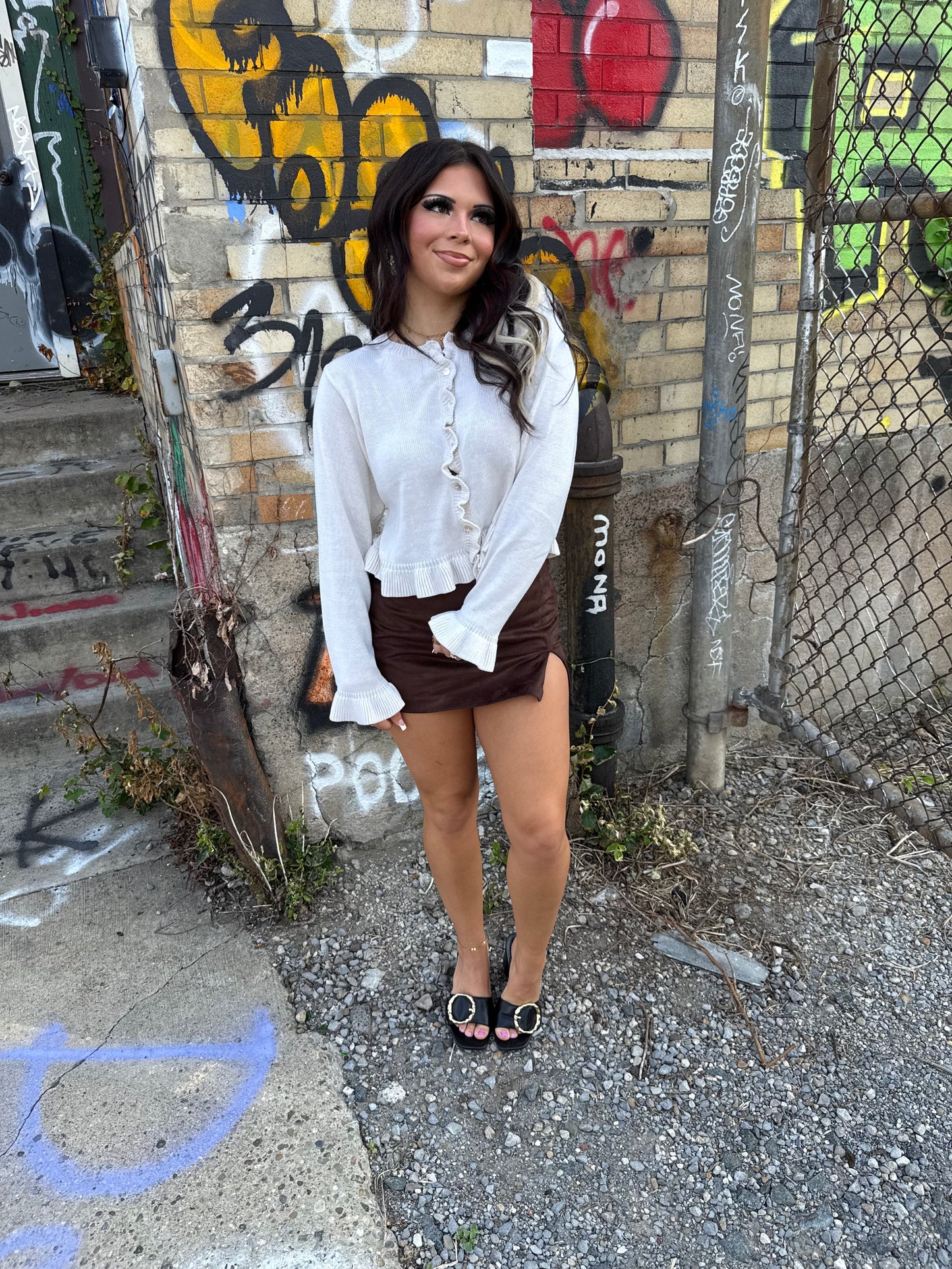 Rich Ruffles Sweater