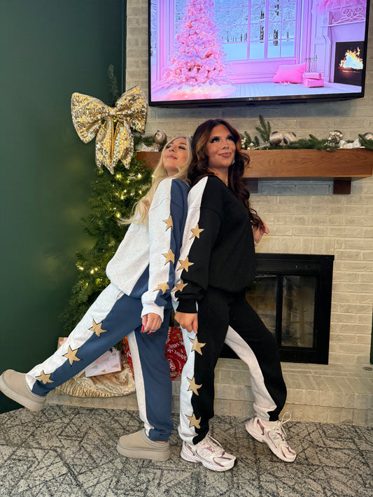 Starry Night Set BLACK (TOP ONLY)