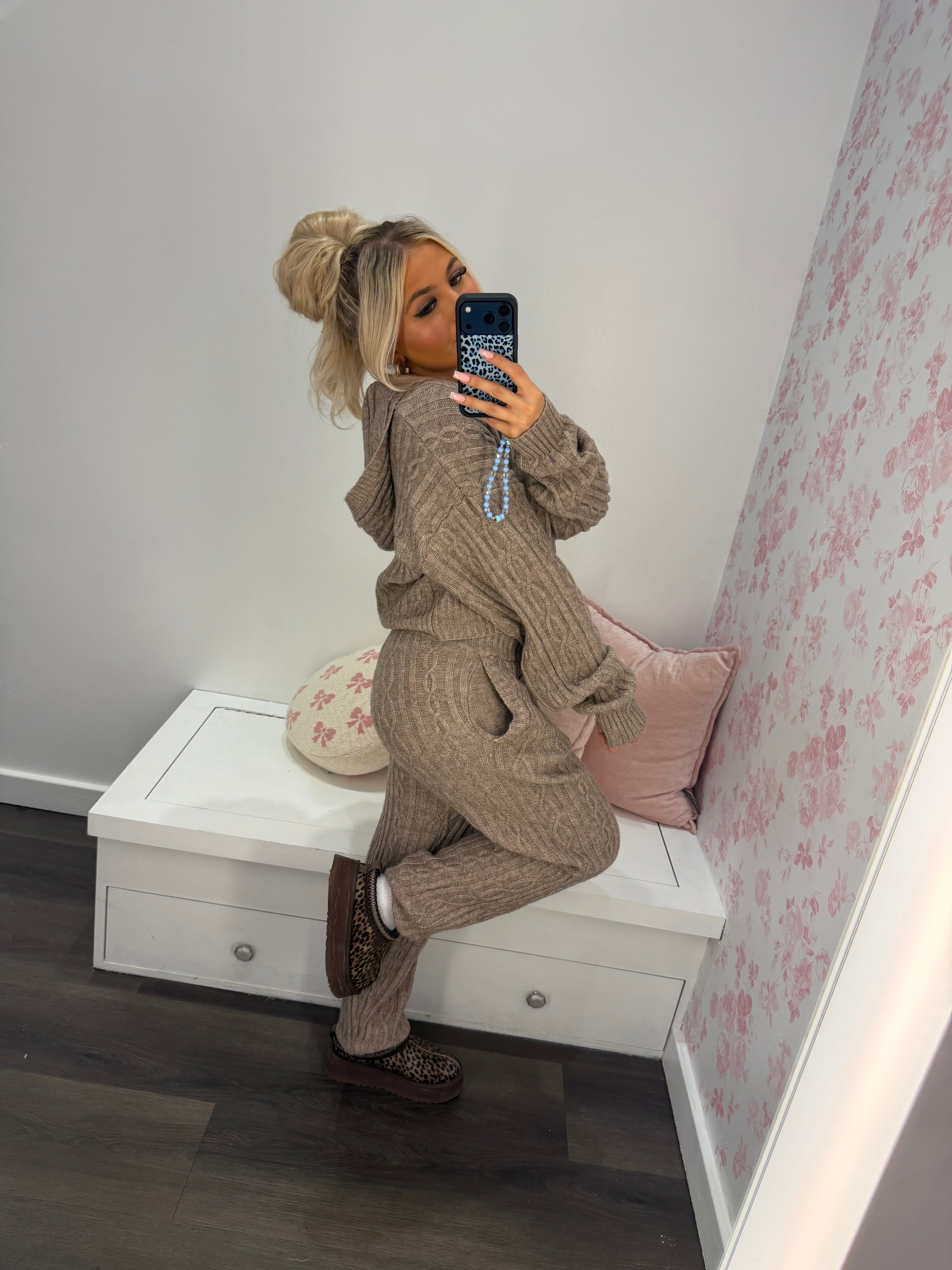 Alo Vera Sweater Set in Taupe SOLD TOGETHER