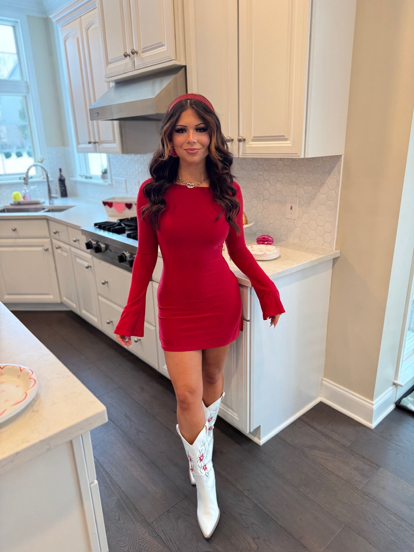 Date Night Classic Red Dress
