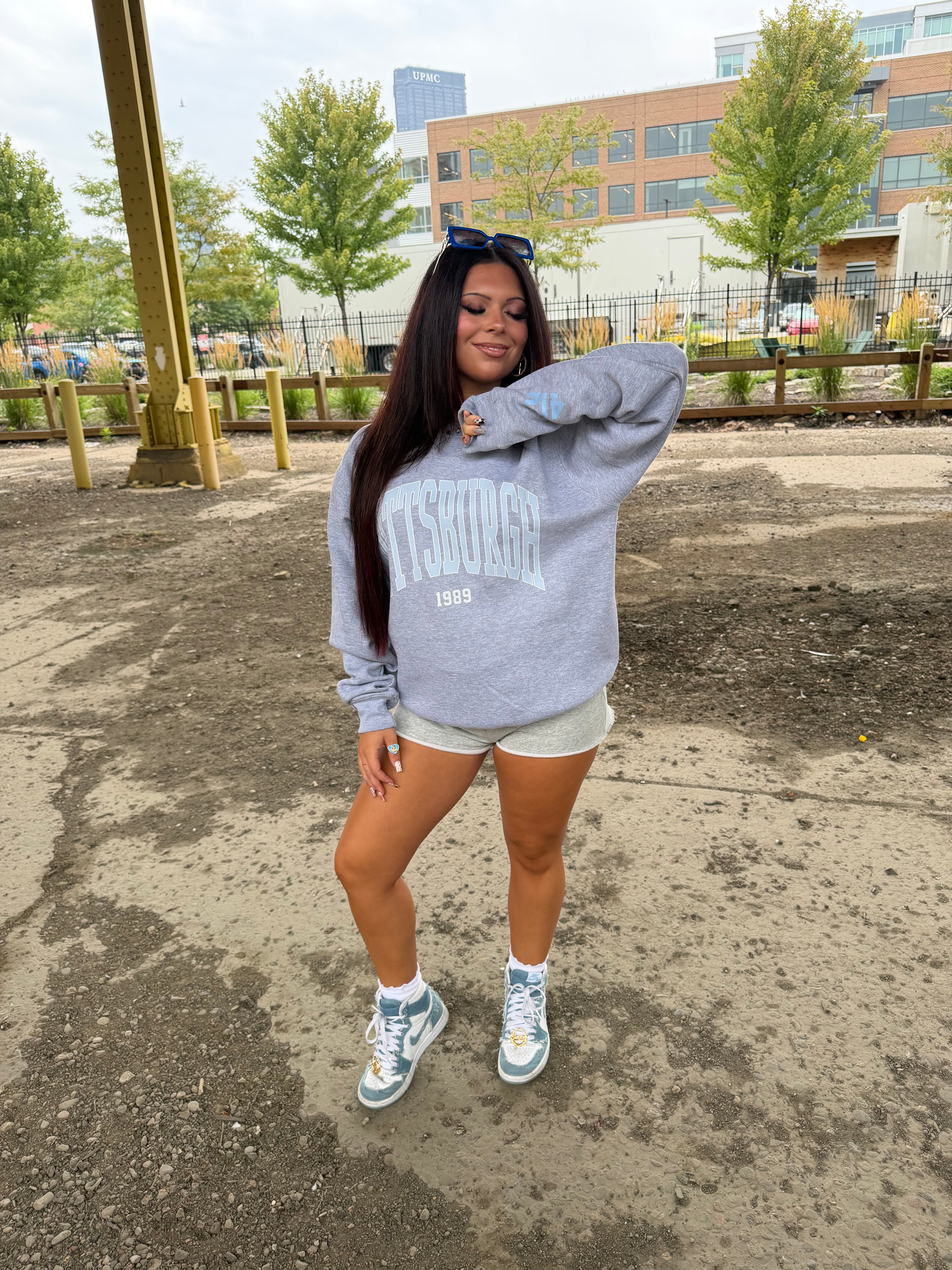 Pittsburgh 412 Crew Blue/Grey