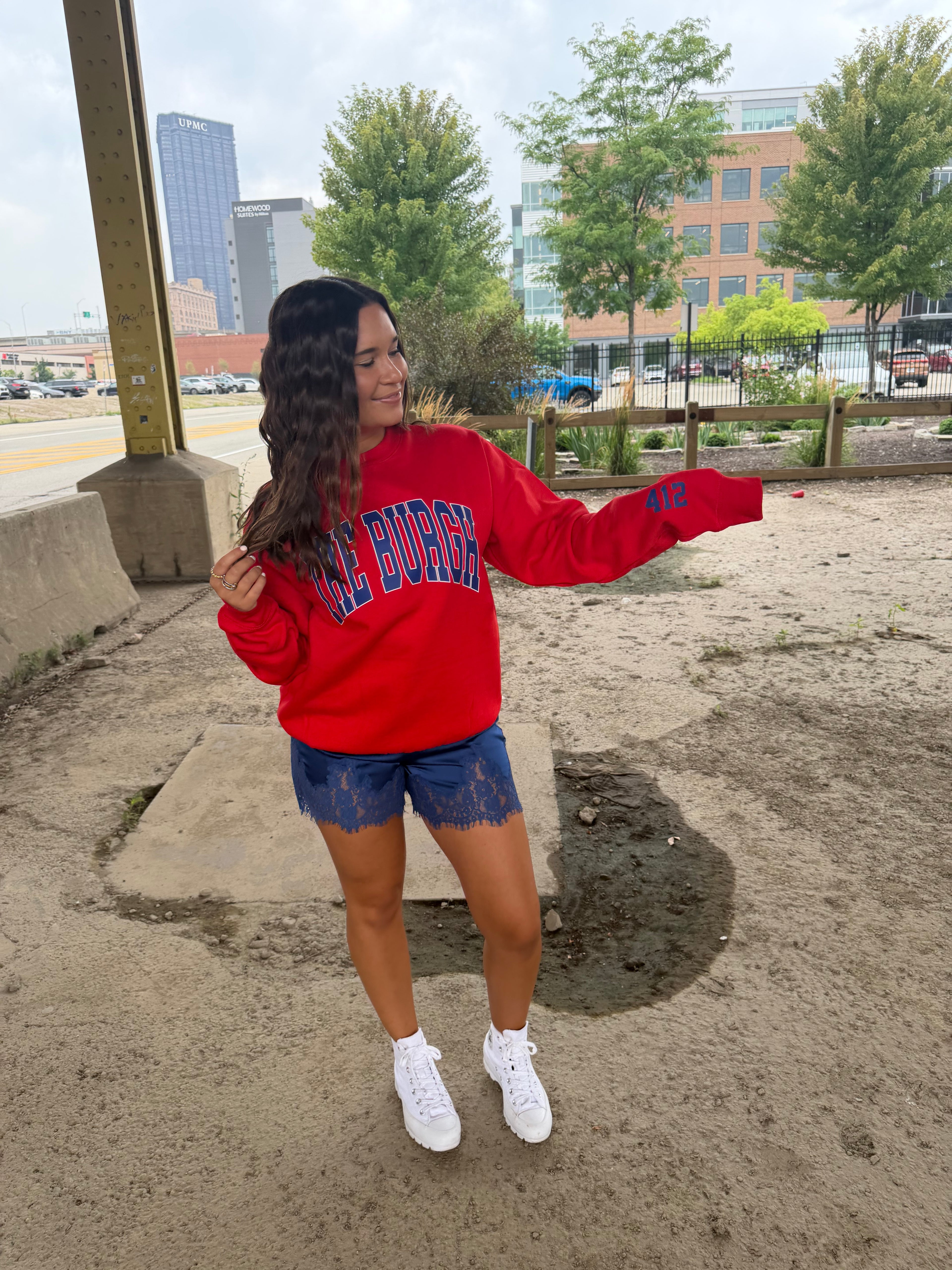 The Burgh 412 Crew Red/Blue