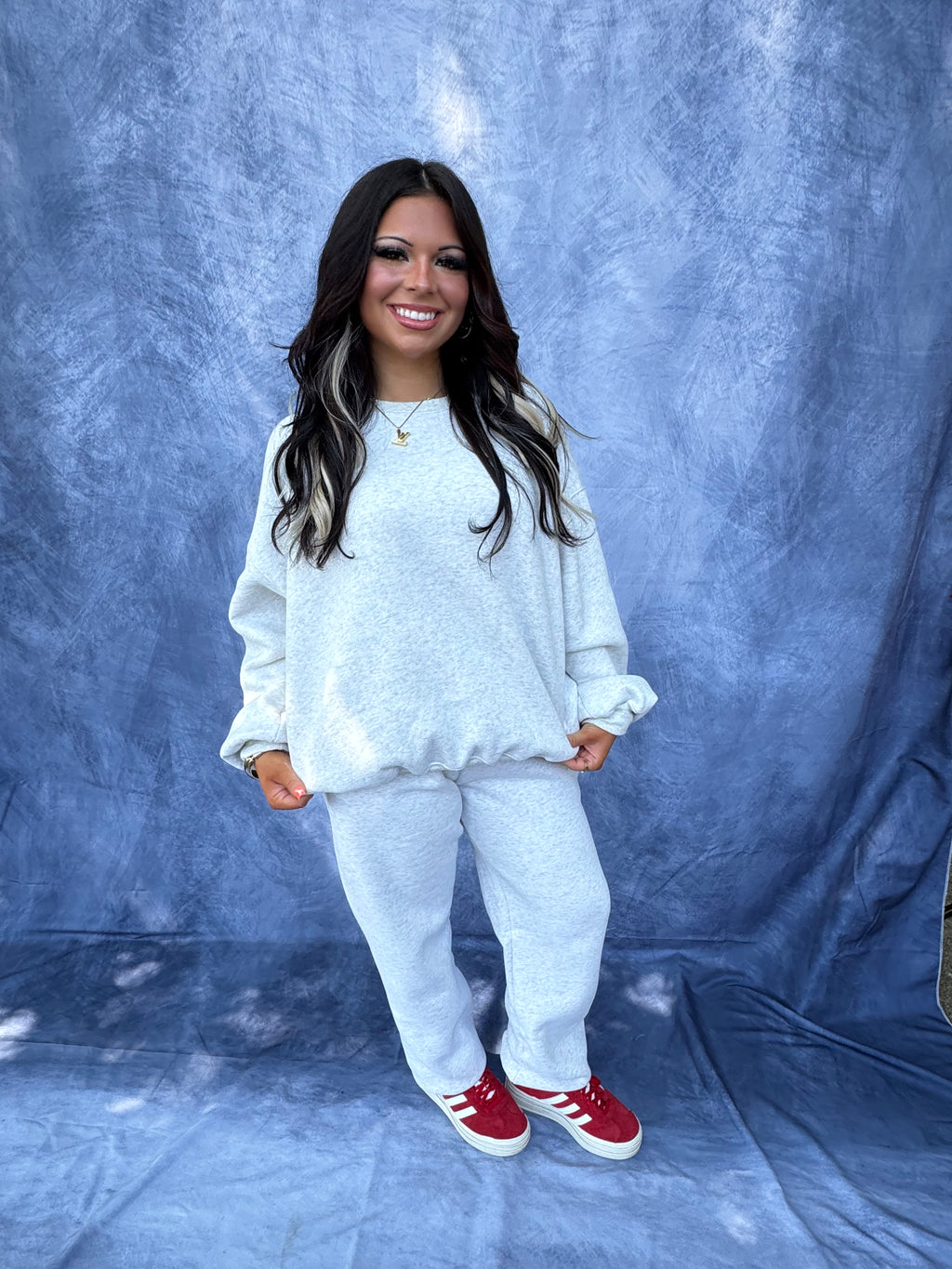 So Fetch Sweatshirt in Heather White