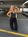 Celene Polka Tank in Black