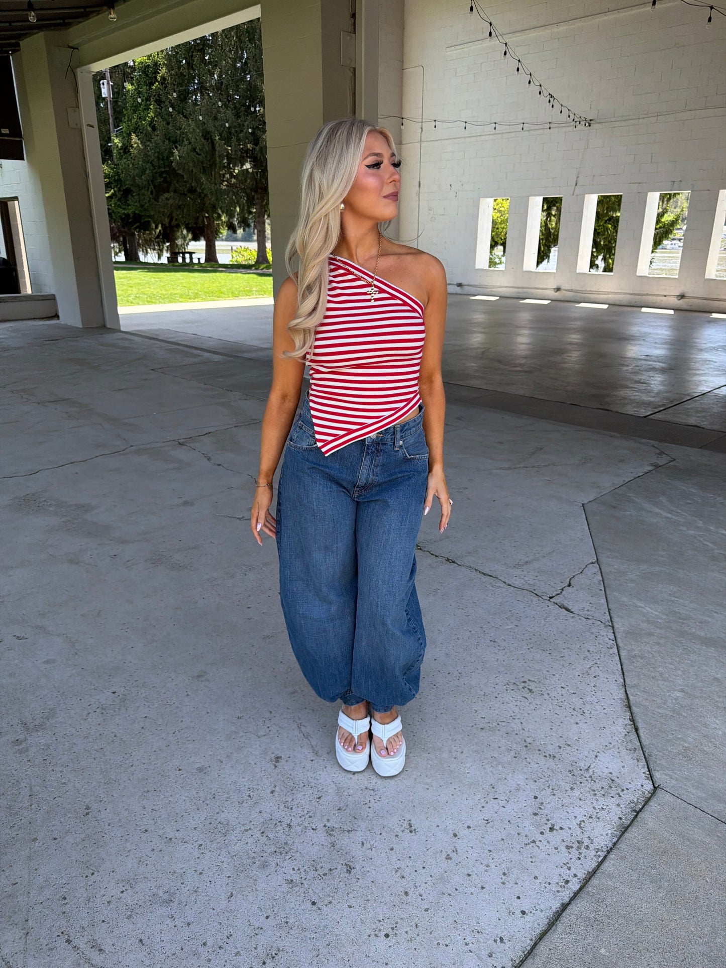 Red, White & Cool Halter