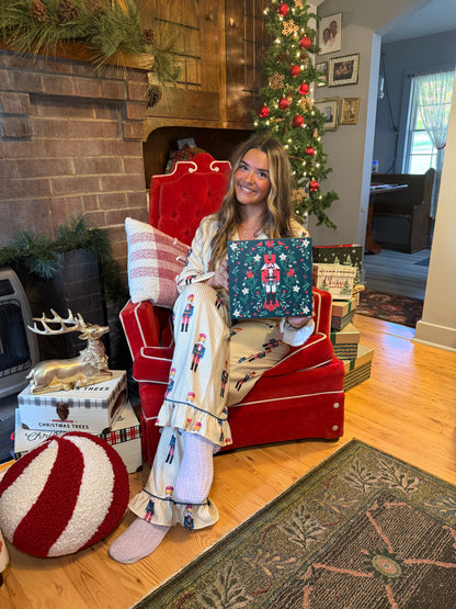 Nutcracker Jammies in Butter (SOLD TOGETHER)