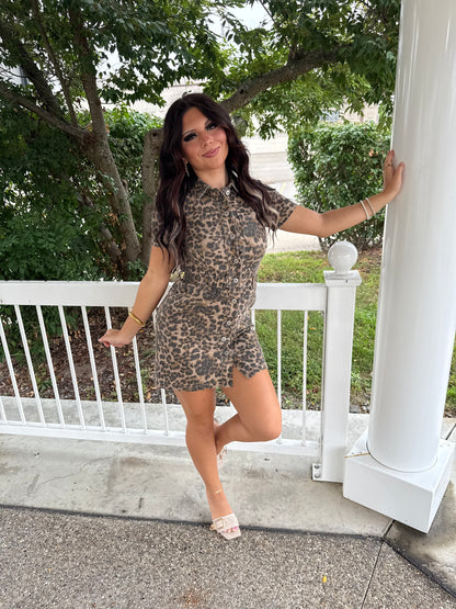 Lucky Leopard Dress