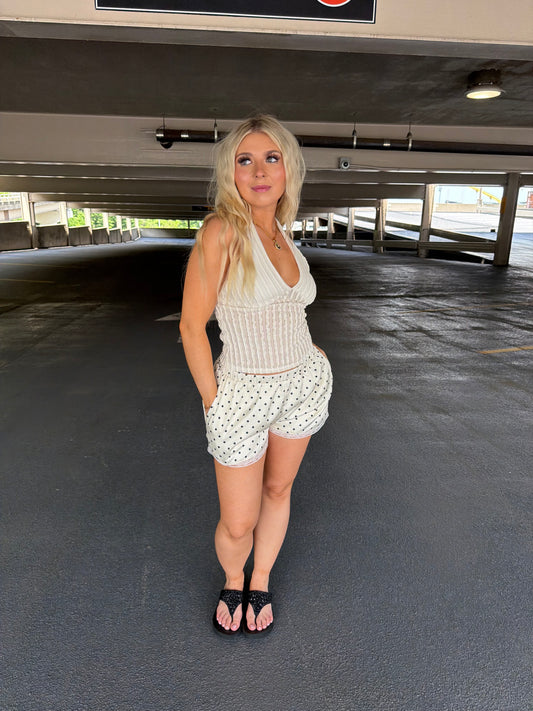 Seamless Striped Halter