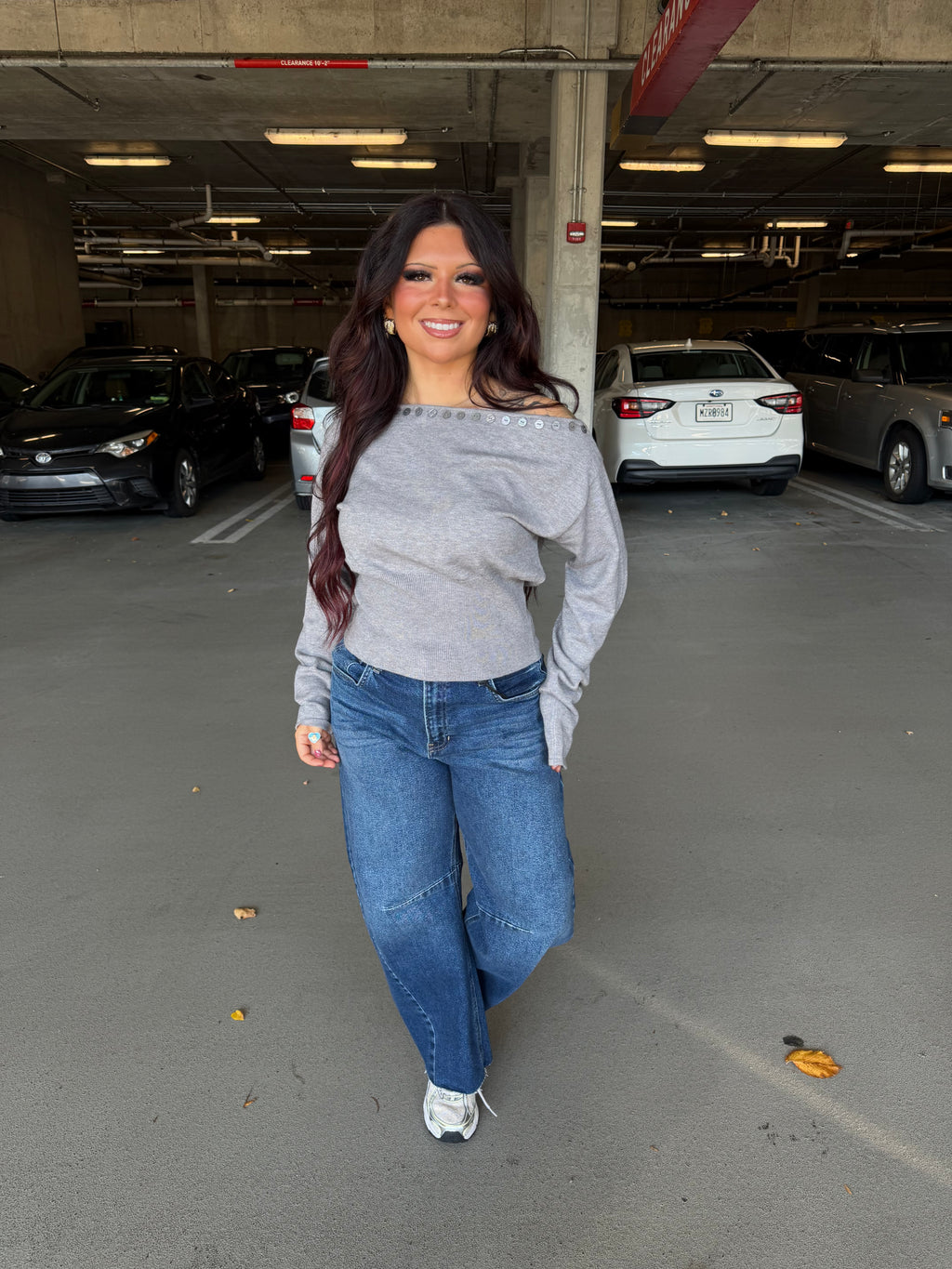 Button Up Gf Sweater